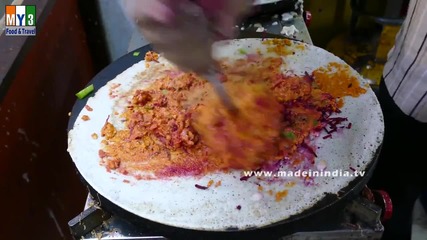Бърза Храна на улицата в Мумбай - Mysore Masala Dosa - Rare Recipe