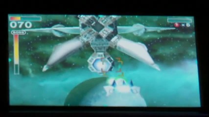 Comic Con 11: Star Fox 64 3 D - Meteo Boss Battle Gameplay