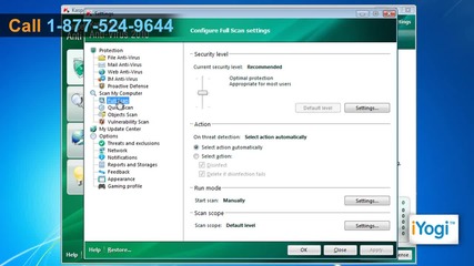 Schedule automated scan with Kaspersky® Anti-virus on a Windows® 7-based Pc