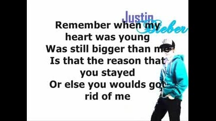Justin Bieber - Bigger (lyrics) 