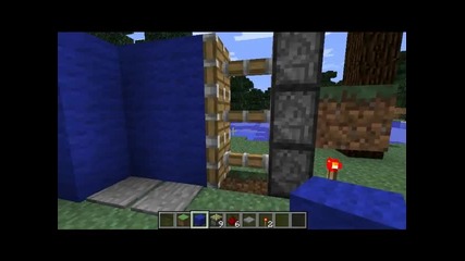Minecraft-lesen na4in za piston vrata