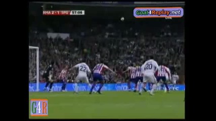Real Madrid - Sporting de Gijon 2 - 1 (3 - 1, 20 3 2010) 