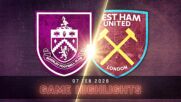Burnley vs. West Ham United - Condensed Game