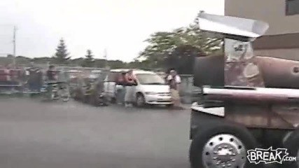 Semi Truck With 3 Jet Engines 