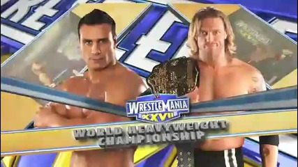 Wwe Wrestlemania 27 Match Card 