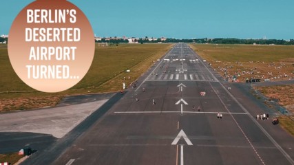 When an airport runway becomes your playground