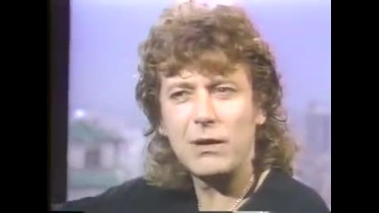 Robert Plant Interview 1985