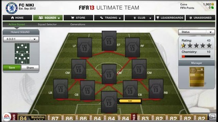 Fifa 13 | Ultimate Team | Squad Builder | Holand Team (ep4)