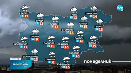 Прогноза за времето (28.11.2021 - обедна емисия)