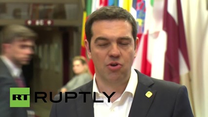 Belgium: Tsipras hails Eurogroup's acceptance of proposal to avert default