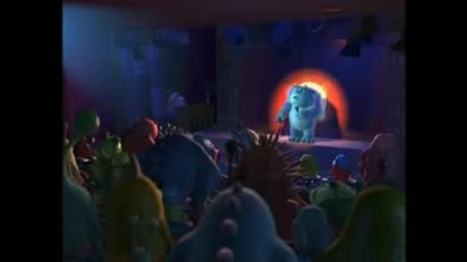 Pixar Monsters,  Inc. - hilarious movie outtakes (hq)