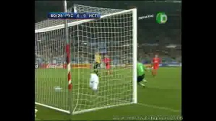 Испания - Русия 1 - 0 Xavi 58