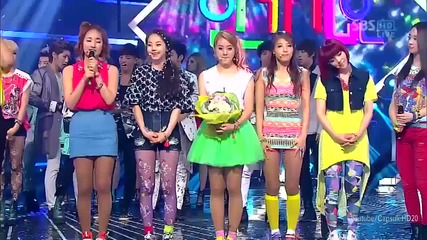 (hd) Today's Winner - Wonder Girls ( Like this) ~ Inkigayo (24.06.2012)
