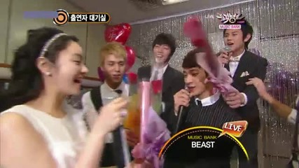Beast - Back Stage `~ Music Bank (19.11.10) 