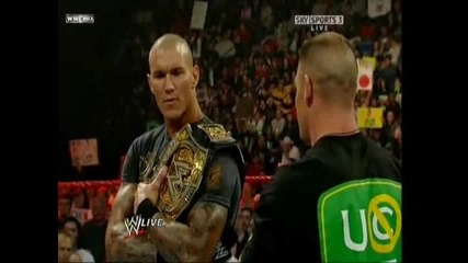 Wwe.raw.10.05.09 Randy Orton John Cena бг субтитри 