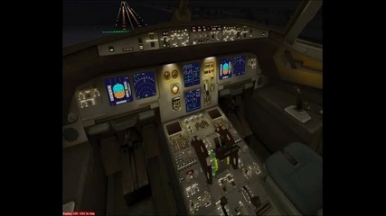 Fsx A319 landing at Bucharest 