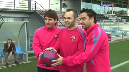 Тримата кандидати за Balon dor - Шави, Меси и Иниеста 