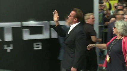 Arnold Schwarzenegger Is Back For 'Terminator Genysis' Premiere