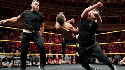 The Coffey Brothers unleash a vicious post-match assault: NXT U.K. Championship (WWE Network Exclusive)