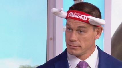 John Cena joins "TODAY" to talk about "Ferdinand" and where to find the most passionate WWE Universe in the world