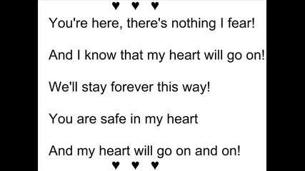 My Heart Will Go On
