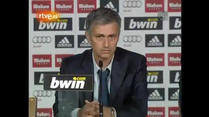 Жозе Моуриньо Като Треньор На Реал Мадрид 31.05.2010 