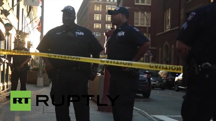 USA: Police rush to Manhattan federal building shooting