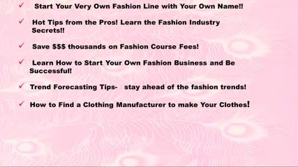 Professional Fashion Designer Course
