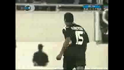 Besiktas - Cska Sofia Goal - Kleberson Загубата на Цска и победният Гол 