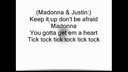 Madonna Feat. Justin & Timbaland - 4 Minutes  (с текст)