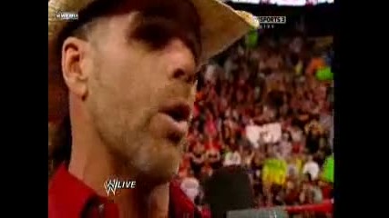 Shawn Michaels казва чао на феновете си [ Raw 29.03.10]