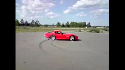 Dodge Viper Burnout