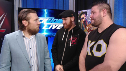 Kevin Owens & Sami Zayn try to celebrate with Daniel Bryan: SmackDown LIVE, Dec. 19, 2017