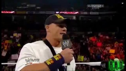 John Cena измами Alberto Del Rio че има счупена ръка и го нападна в засада - Raw Country 18/11/13
