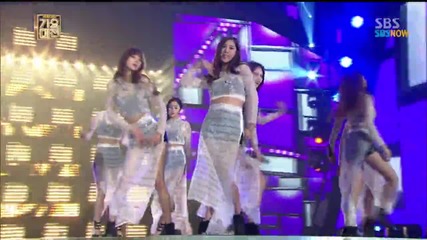 Ze:a & 9muses - The Ghost Of Wind + Glue + Bounce @ Sbs Gayo Daejun 2013