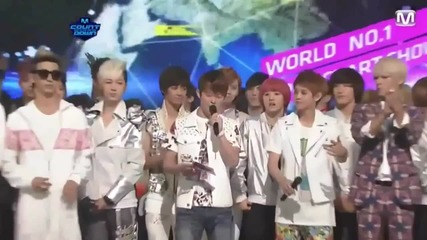 Победители! Today's Winner is Beast - Beautiful Night Live H D [ M Countdown 09.08.2012 ]