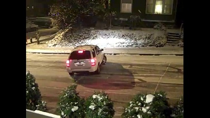 Sliding Cars in Seattle Snow 