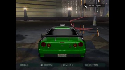 My new tunning nissan skyline in Nfs carbon 
