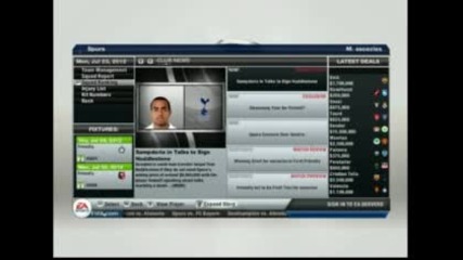 Totham Spurs Manager Mode S1 ep1-fifa 13- Трансфери!