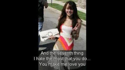 Miley Cyrus - 7 Things - Instrumental