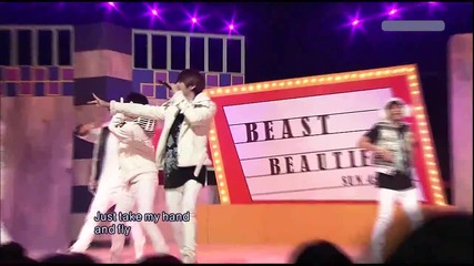 Beast - Beautiful [ Sbs Inkigayo ] (високо качество)