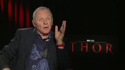 Интервю с Антъни Хопкинс за филма му Тор: Богът на Гръмотевиците (2011)
