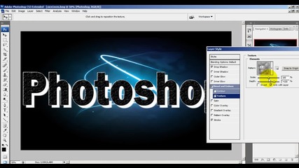 Photoshop Cs3 Tutorial - Logo with background