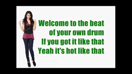 Selena Gomez - Bang A Drum [lyrics on screen]