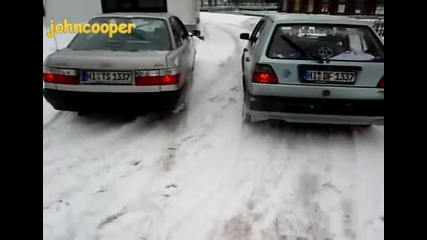 Ingo Noak Audi80 vs Vw Golf mk2 - Звук 