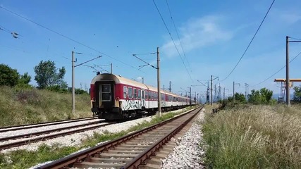 Мбв480 с локомотив 45 177.3 + три Руски вагона.