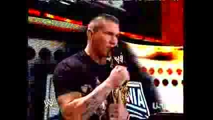 Randy Orton Announces The Matches 31008