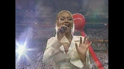 Beyonce Usa National Anthem Live @ Super Bowl 2004