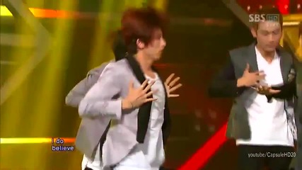 (hd) U-kiss - Believe (goodbye stage) ~ Inkigayo (24.06.2012)