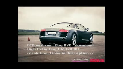 Audi R8 R - Tronic vs Mercedes Clk63 Amg 50 - 250 km h Gtboard.com 